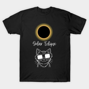 Cat Solar Eclipse T-Shirt